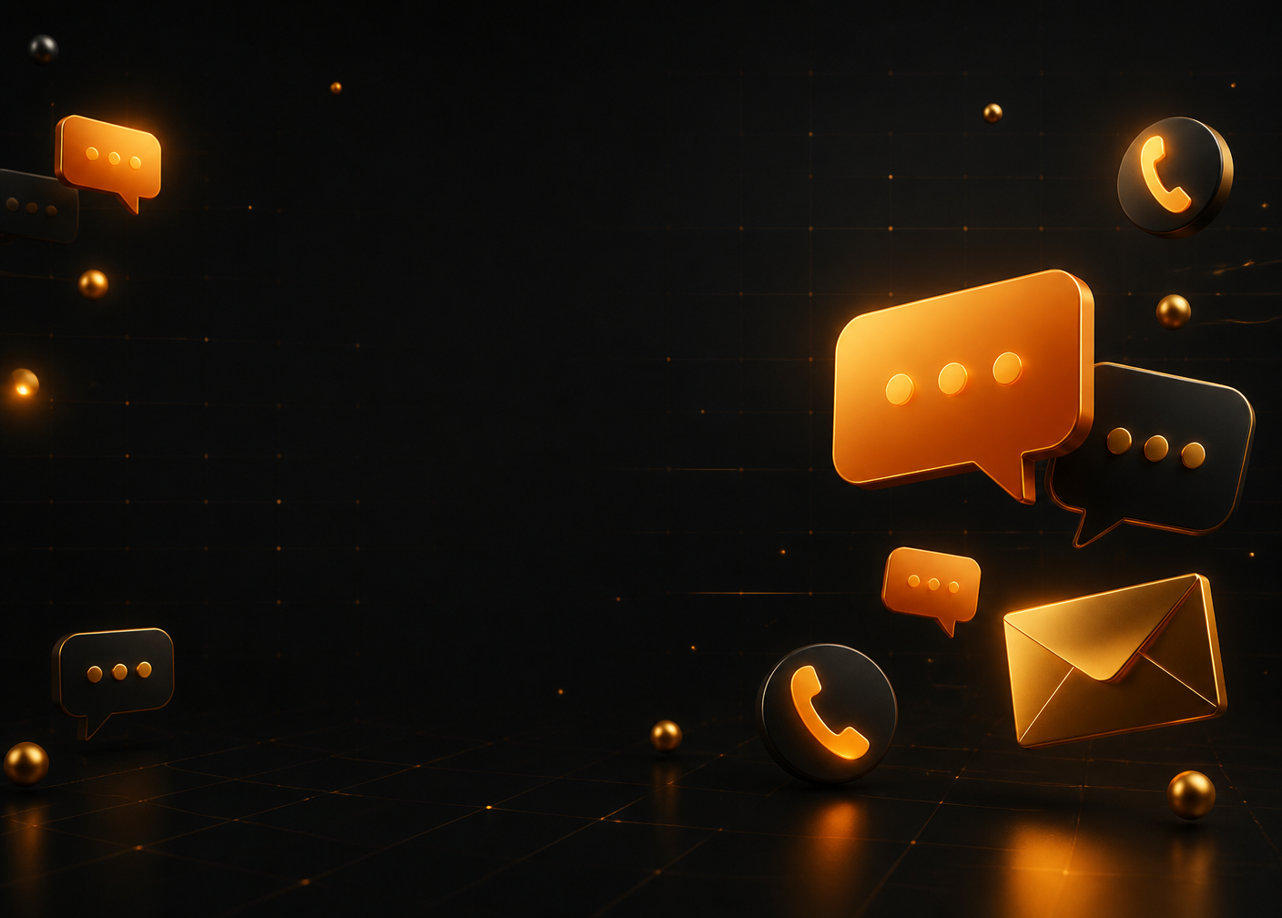 Banner de contato da OmniElite com canais de atendimento